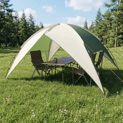 Camping Tent with Rainfly Water-resistant Dome Green