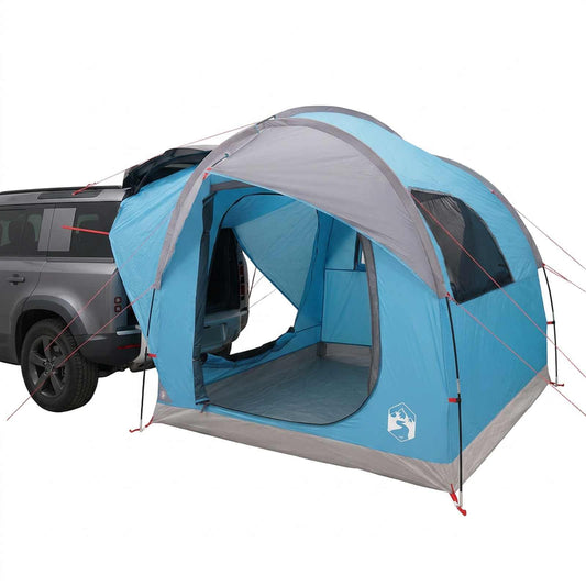 Car Tent Blue 3-Person Polyester and Steel
