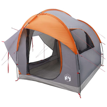 Car Tent Grey and Orange 239 x 210 x 210 cm Polyester and Steel