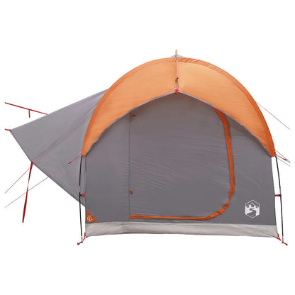 Car Tent Grey and Orange 239 x 210 x 210 cm Polyester and Steel