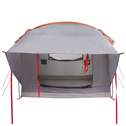 Car Tent Grey and Orange 239 x 210 x 210 cm Polyester and Steel