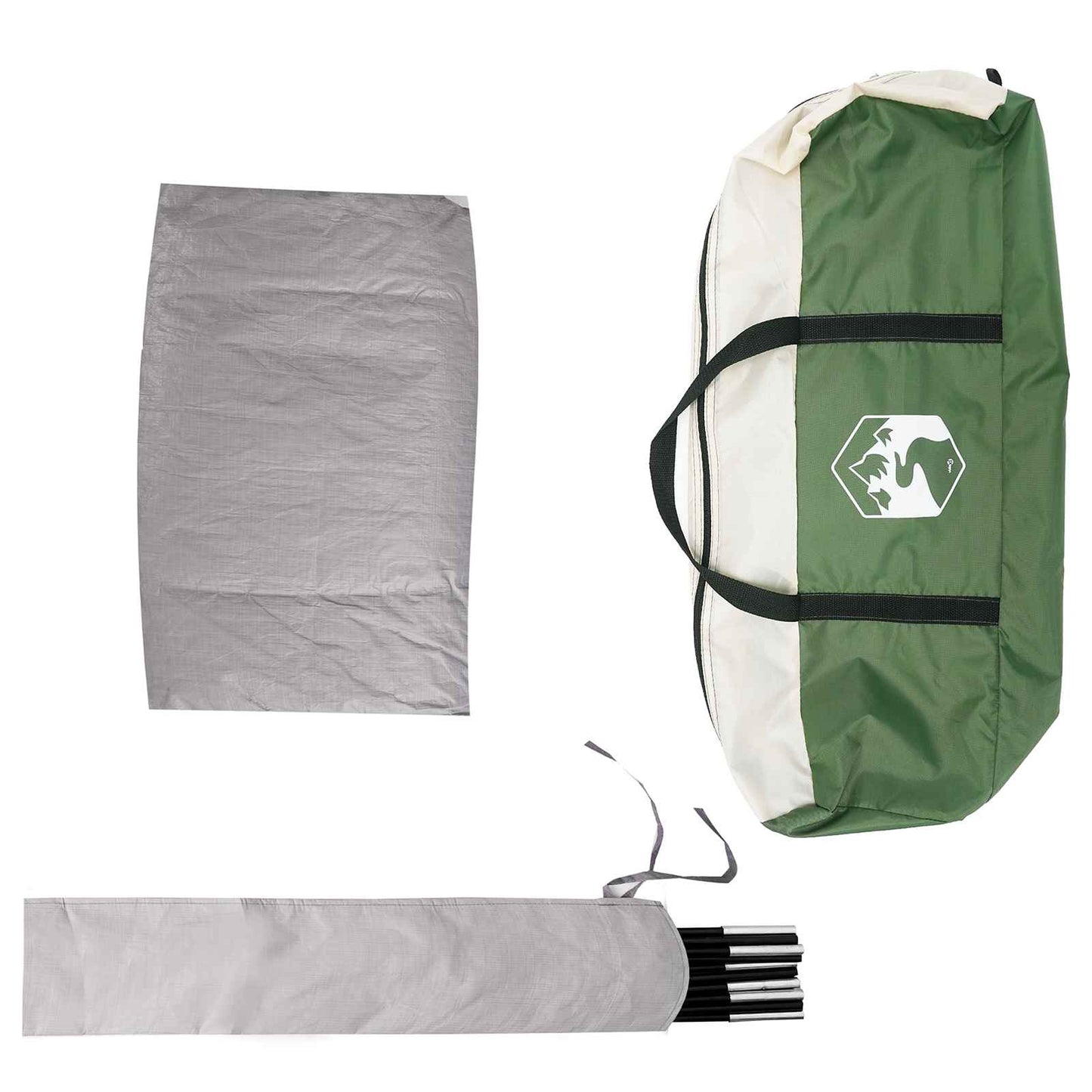 Car Tent with Roof Green 200 x 170 x 170 cm Polyester and Steel