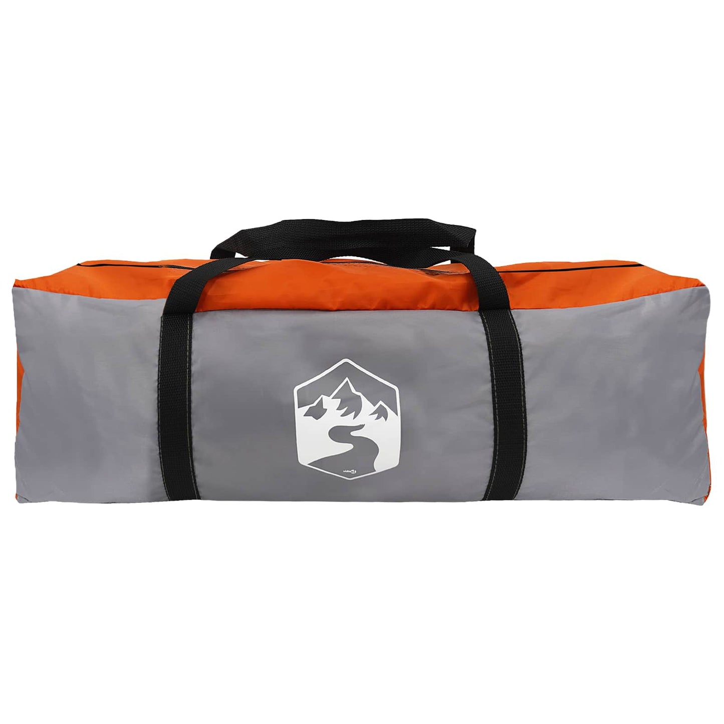 Car Tent 200 x 170 x 170 cm Grey and Orange Polyester and Steel