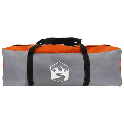 Car Tent 200 x 170 x 170 cm Grey and Orange Polyester and Steel