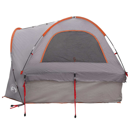Car Tent Grey and Orange 200 x 170 x 170 cm Polyester and Steel