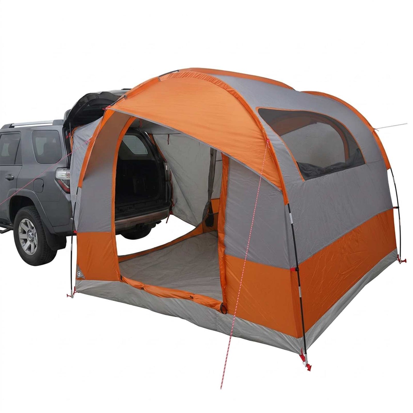 Tailgate Tent with Rainfly Water-resistant Grey and Orange