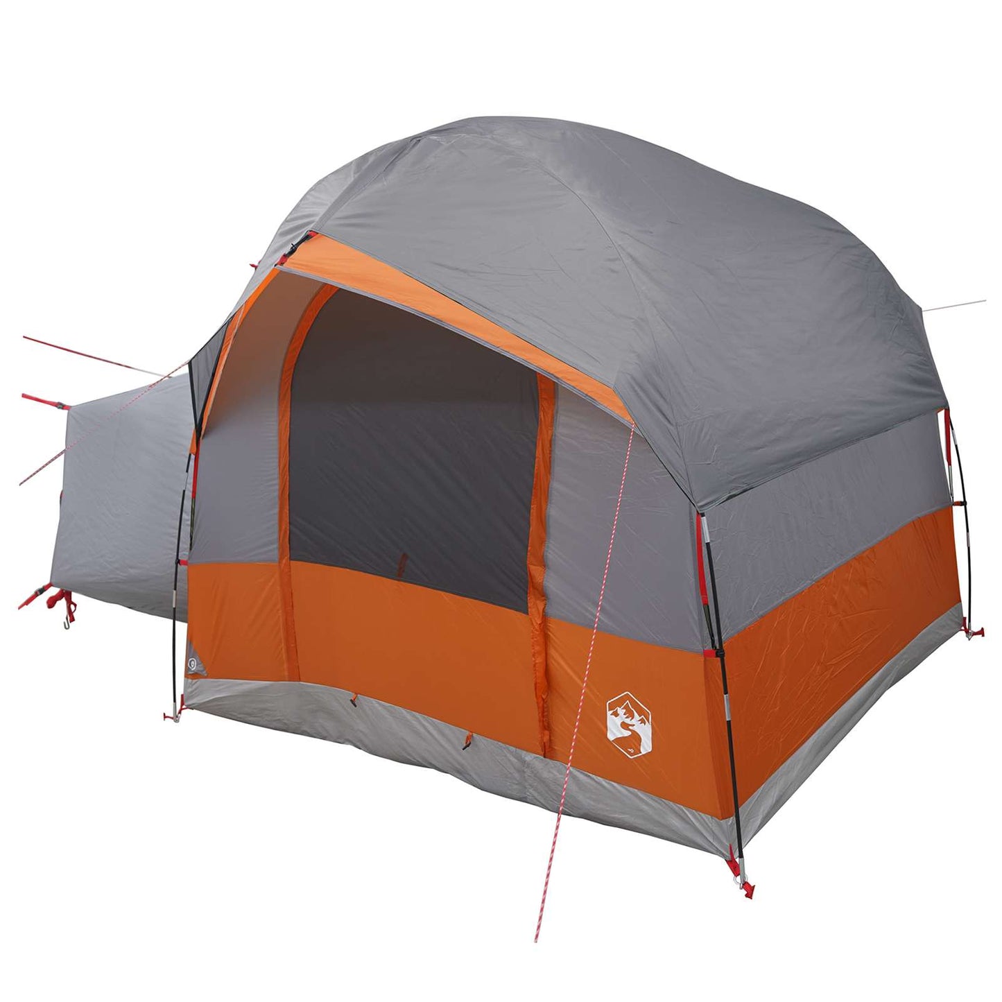 Tailgate Tent with Rainfly Water-resistant Grey and Orange