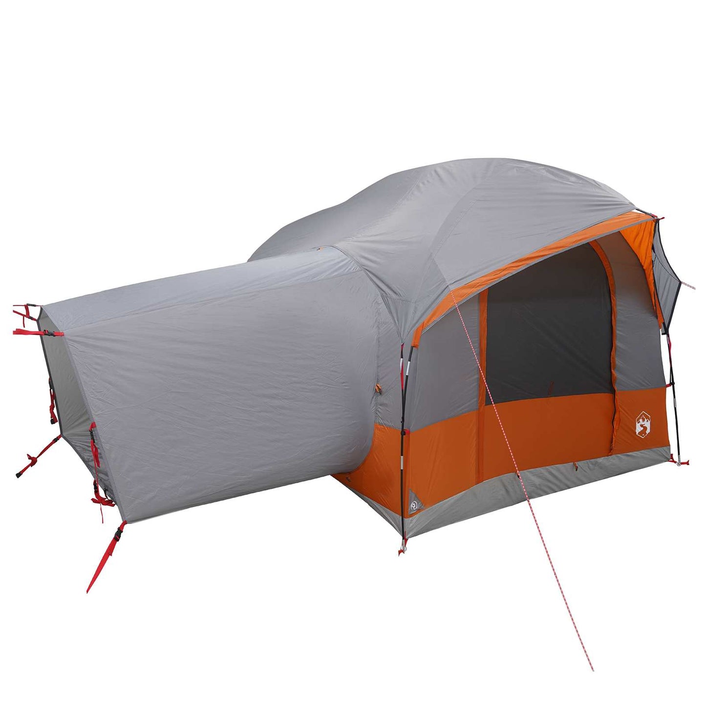 Tailgate Tent with Rainfly Water-resistant Grey and Orange