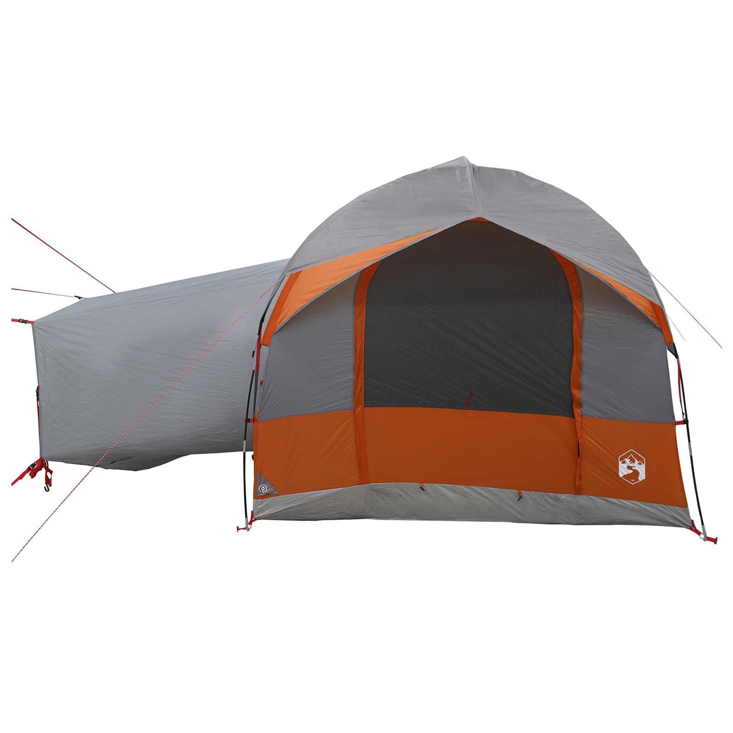 Tailgate Tent with Rainfly Water-resistant Grey and Orange