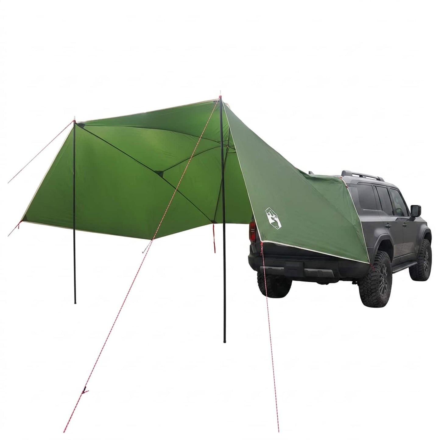 Car Tent 308 x 215 x 220 cm Green Polyester and Steel