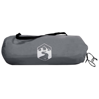 Car Tent 308 x 215 x 220 cm Grey and Orange Polyester and Steel
