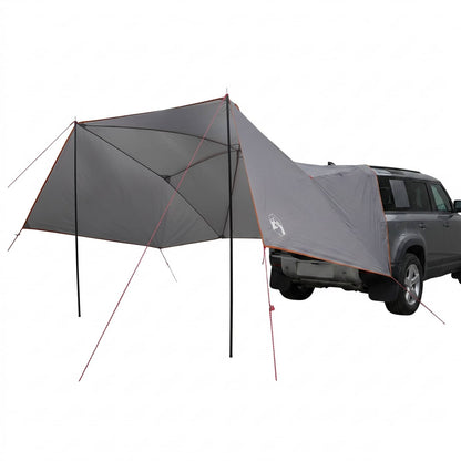 Car Tent 308 x 215 x 220 cm Grey and Orange Polyester and Steel