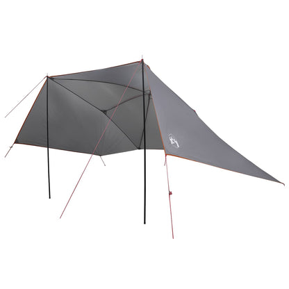 Car Tent 308 x 215 x 220 cm Grey and Orange Polyester and Steel