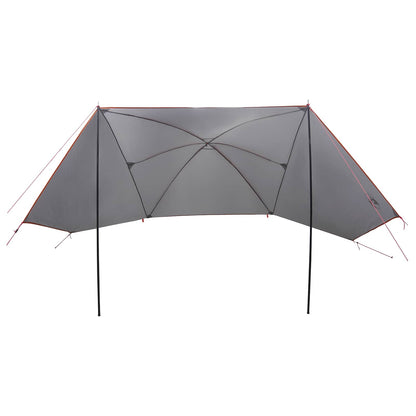 Car Tent 308 x 215 x 220 cm Grey and Orange Polyester and Steel