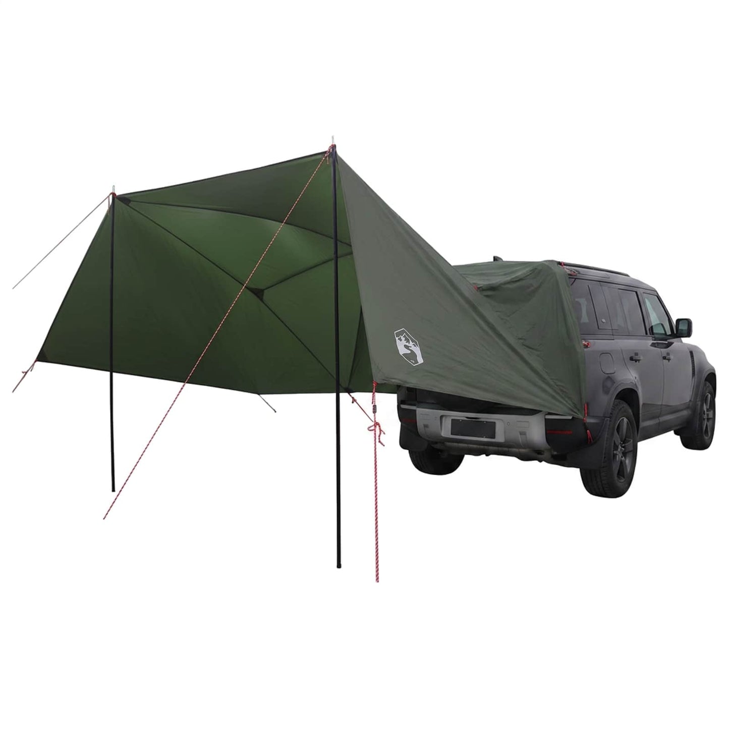 Car Tent 308 x 215 x 220 cm Army Green Polyester and Steel