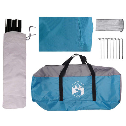 Vehicle Awning Blue 518 x 580 x 215 cm Polyester and Steel