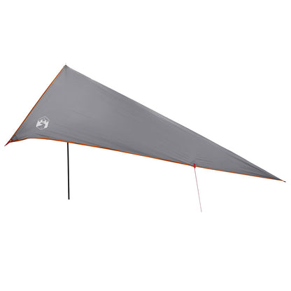 Vehicle Awning with Roof Grey and Orange 518 x 580 x 215 cm