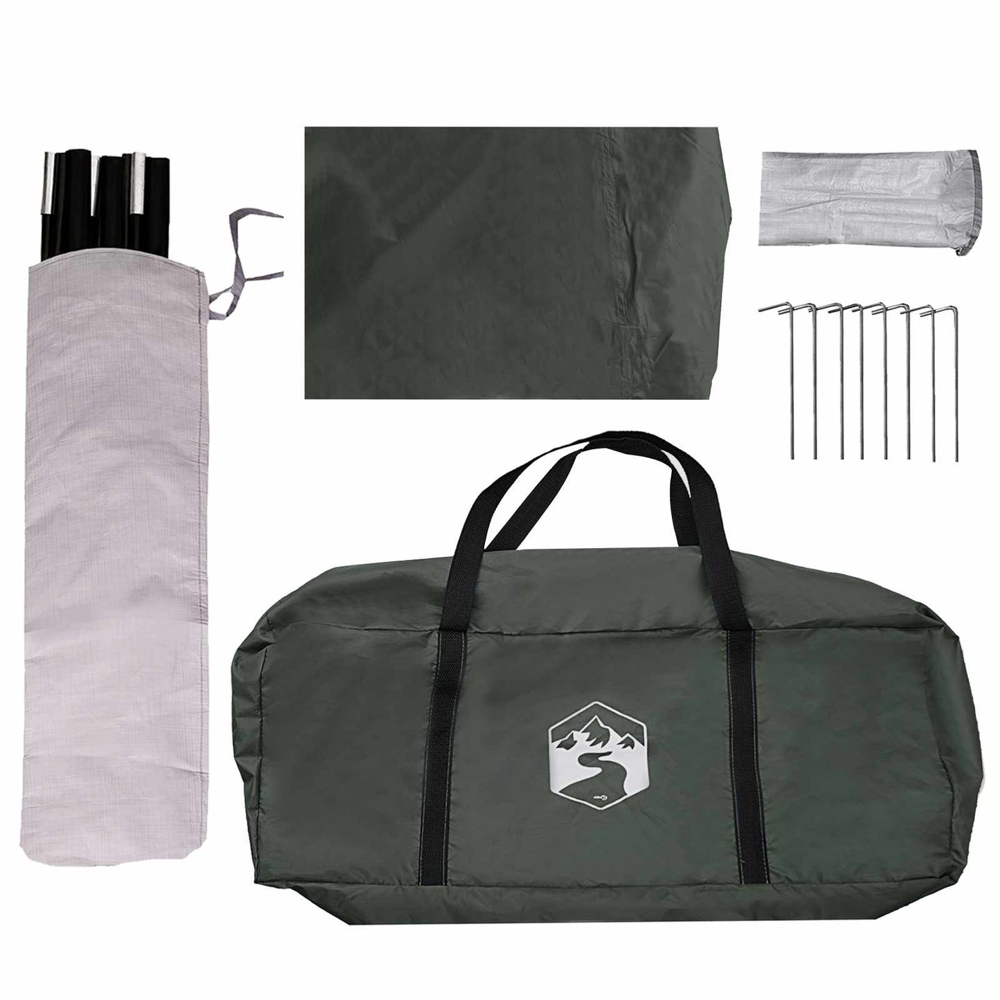Vehicle Awning with Roof Army green 518 x 580 x 215 cm