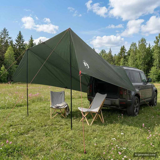 Vehicle Awning Army green 500 x 515 x 215 cm