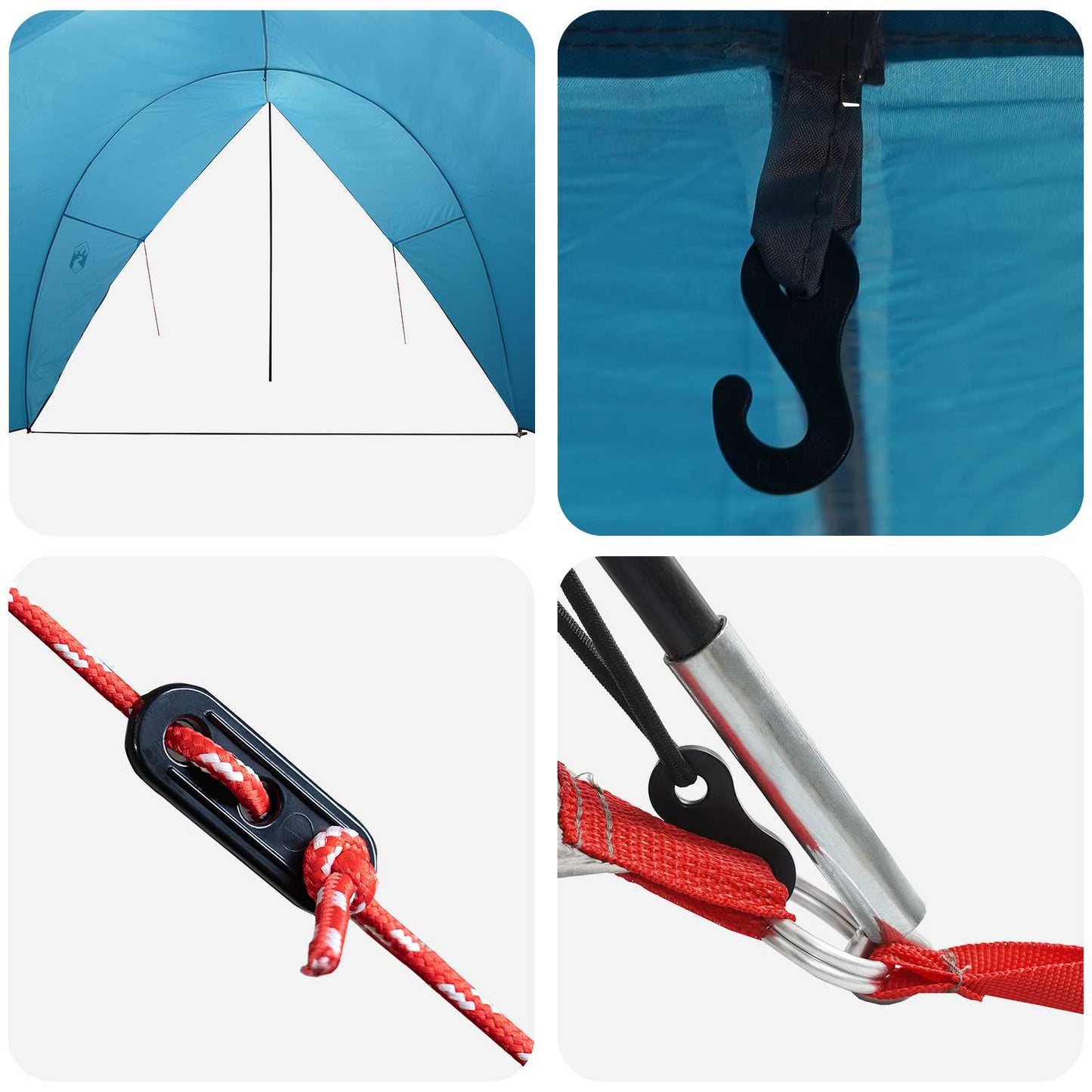 Tailgate Awning Water-resistant 405 x 280 x 220 cm Blue