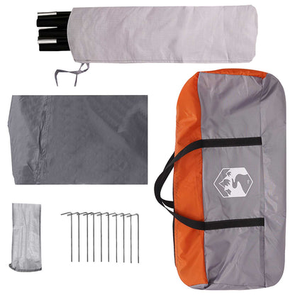 Tailgate Awning Water-resistant Grey and Orange