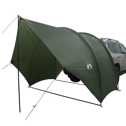 Tailgate Awning Water-resistant 405 x 280 x 220 cm Army Green