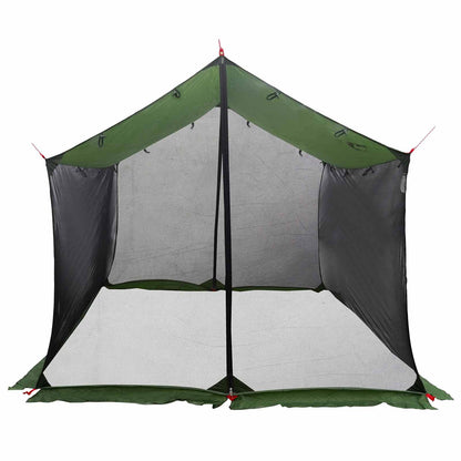 Camping Tarp with Mesh Walls Green 340 x 260 x 220 cm