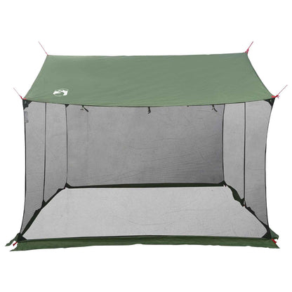 Camping Tarp with Mesh Walls Green 340 x 260 x 220 cm