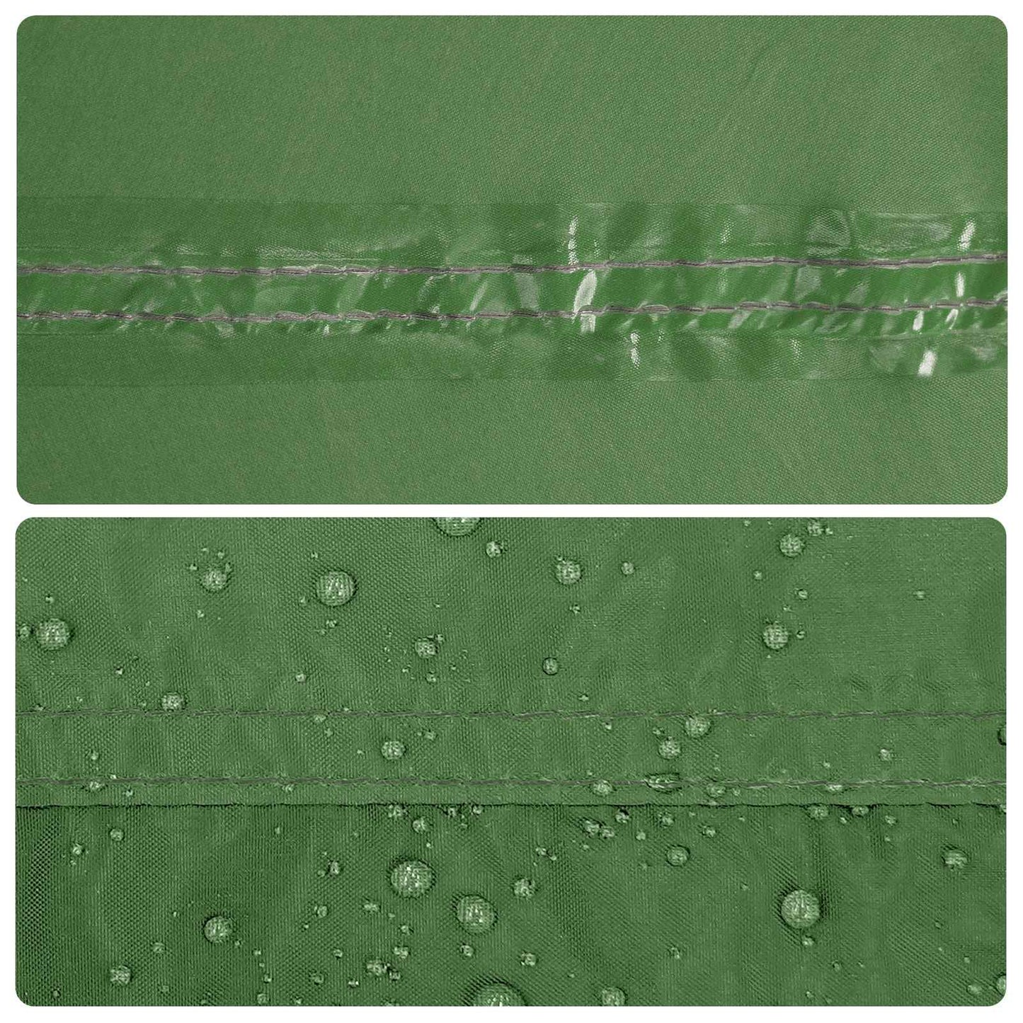 Camping Tarp with Mesh Walls Green 270 x 210 x 210 cm