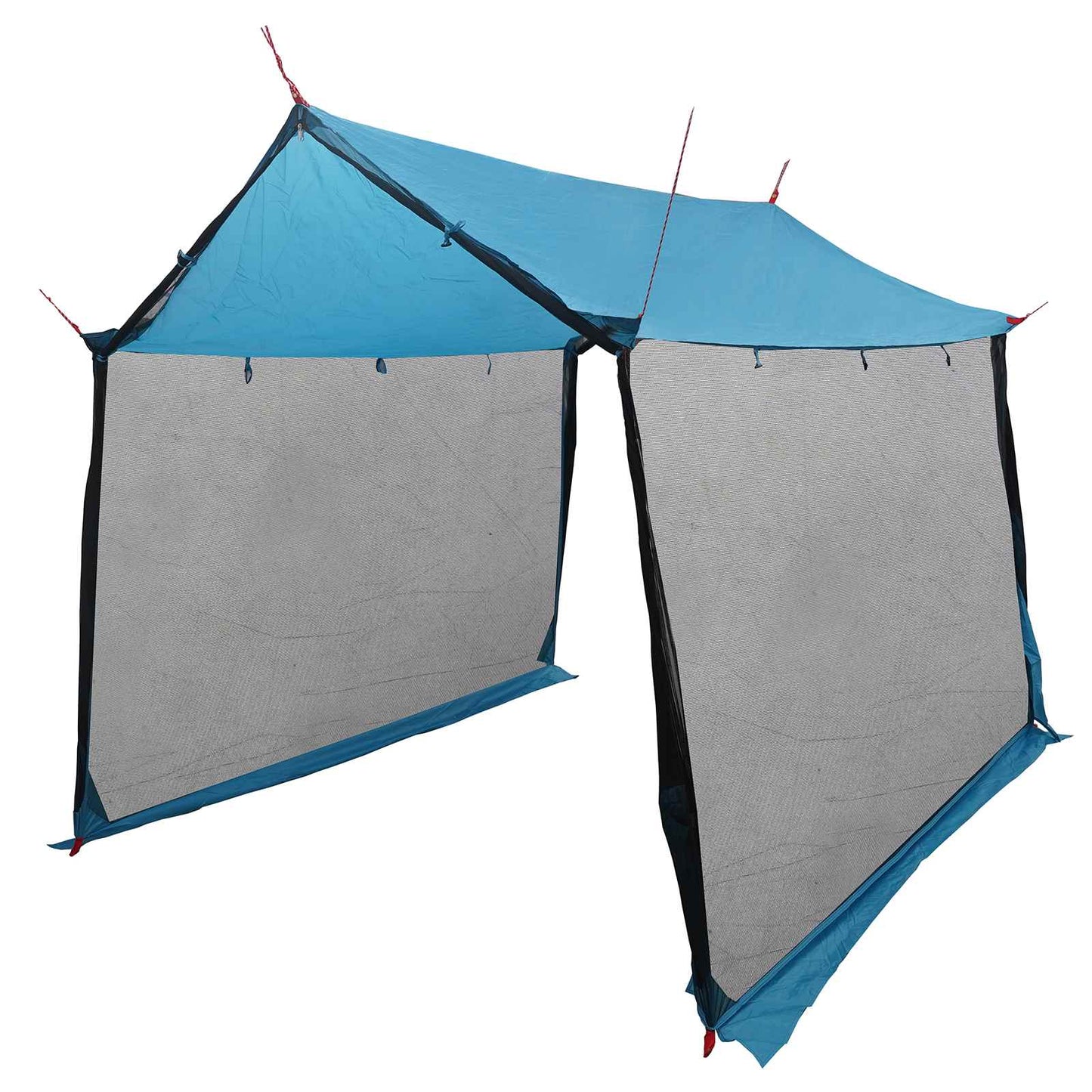 Camping Tarp with Mesh Walls Blue 270 x 210 x 210 cm