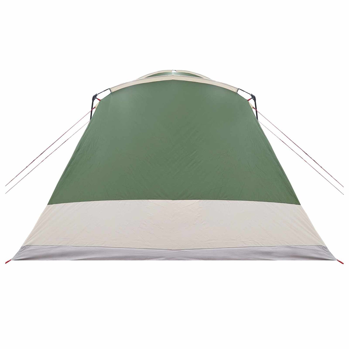 Cabin Tent with Roof Green 12-Person Polyester and Steel