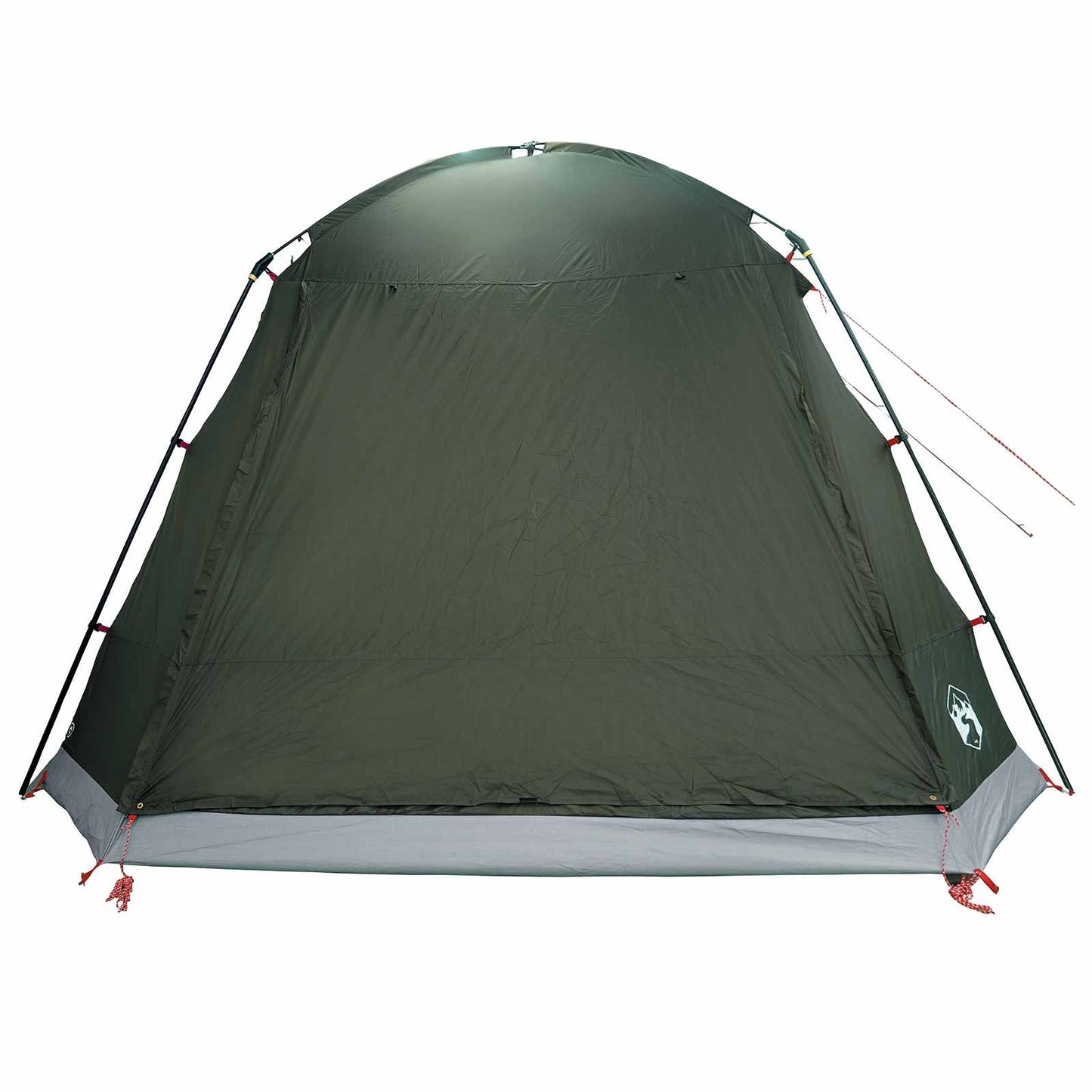 Cabin Tent with Roof Army green 12-Person Polyester and Steel