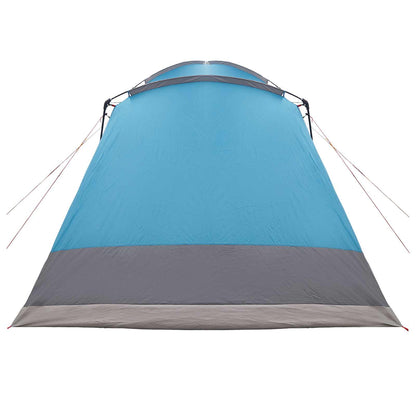 Cabin Tent with Roof Blue 8-Person Polyester and Steel