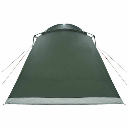 Cabin Tent with Roof Army green 8-Person Polyester and Steel