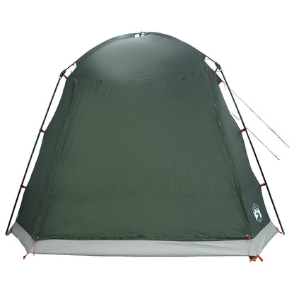 Cabin Tent with Roof Army green 8-Person Polyester and Steel