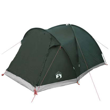 Cabin Tent with Roof Army green 4-Person Polyester and Steel