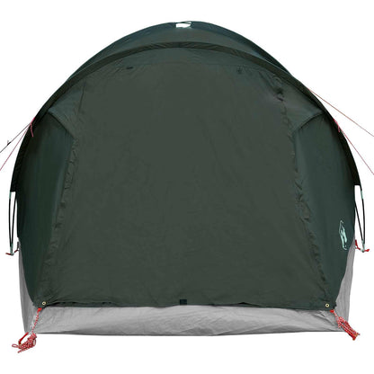 Cabin Tent with Roof Army green 4-Person Polyester and Steel