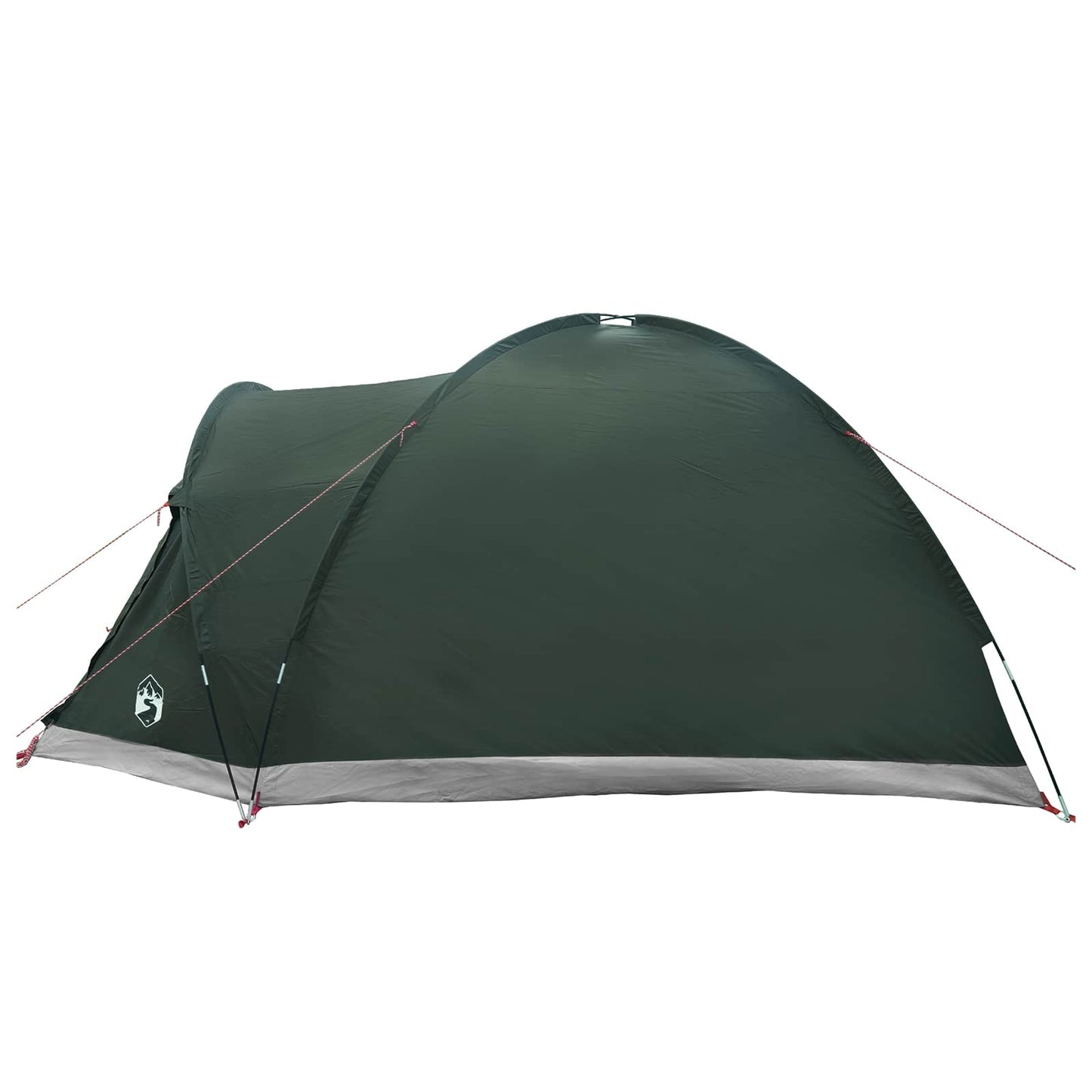 Cabin Tent with Roof Army green 4-Person Polyester and Steel