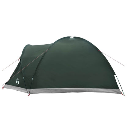 Cabin Tent with Roof Army green 4-Person Polyester and Steel