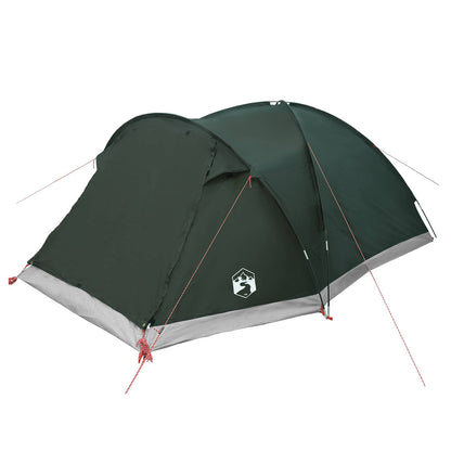 Cabin Tent with Roof Army green 6-Person Polyester and Steel