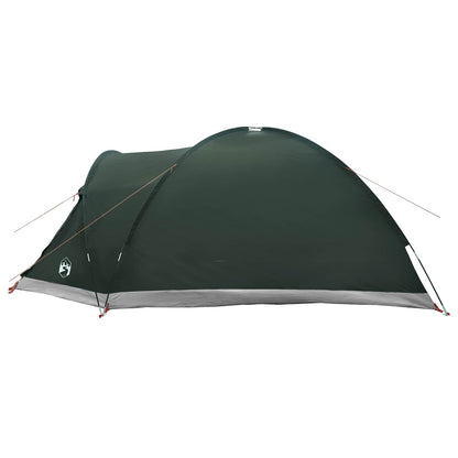 Cabin Tent with Roof Army green 6-Person Polyester and Steel