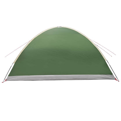 Cabin Tent with Roof Green 8-Person Polyester and Steel