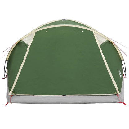 Cabin Tent with Roof Green 8-Person Polyester and Steel
