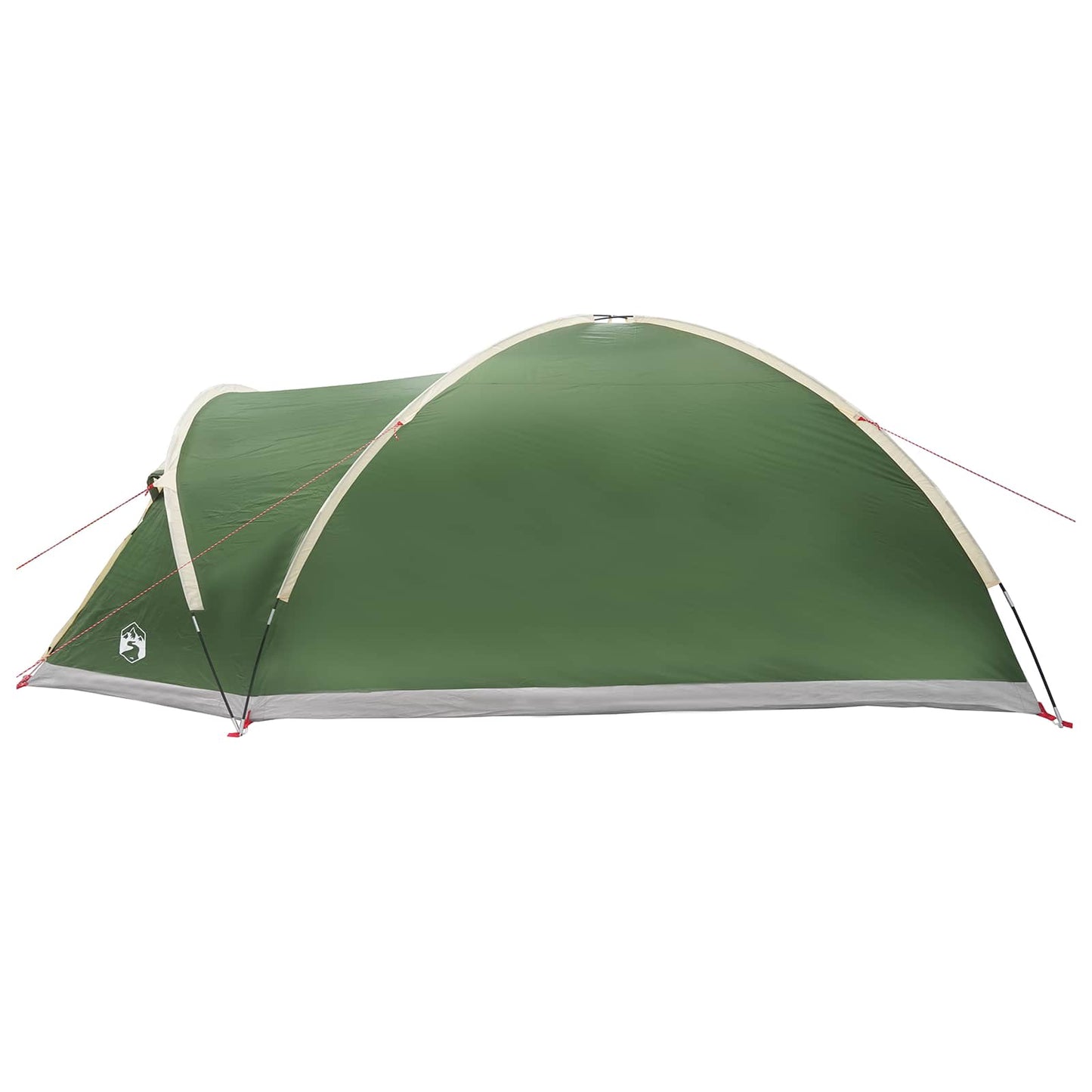 Cabin Tent with Roof Green 8-Person Polyester and Steel
