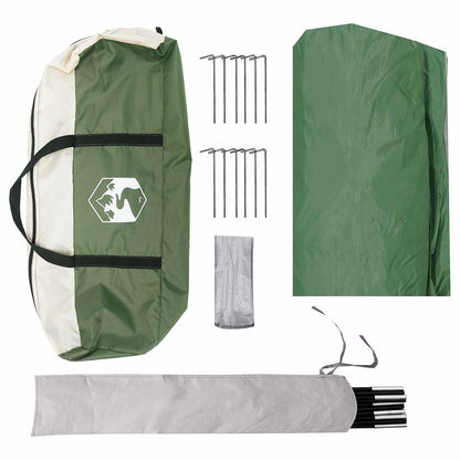 Camping Tarp Water-resistant Green 550 x 400 x 230 cm