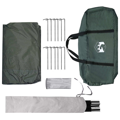 Camping Tarp Water-resistant Army Green 550 x 400 x 230 cm