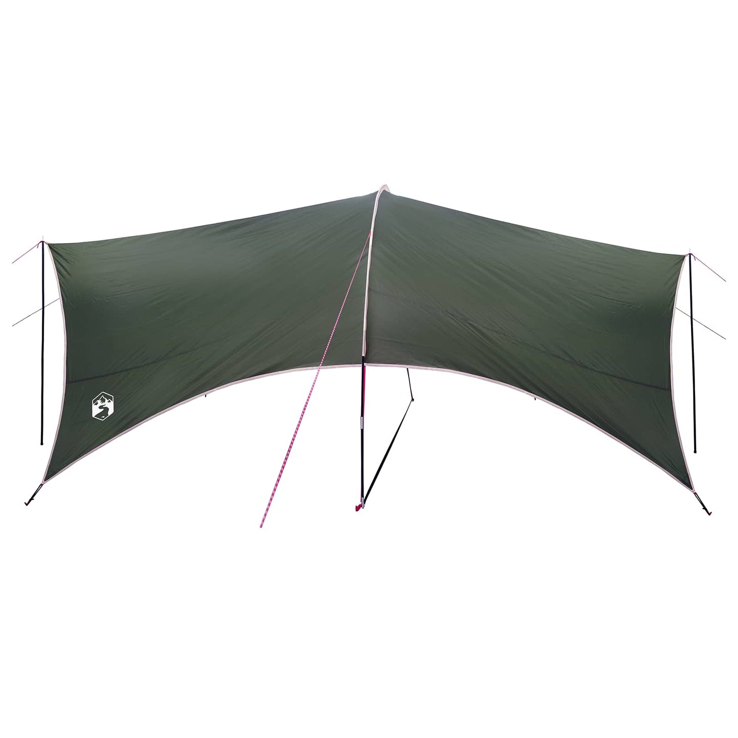 Camping Tarp Water-resistant Army Green 550 x 400 x 230 cm