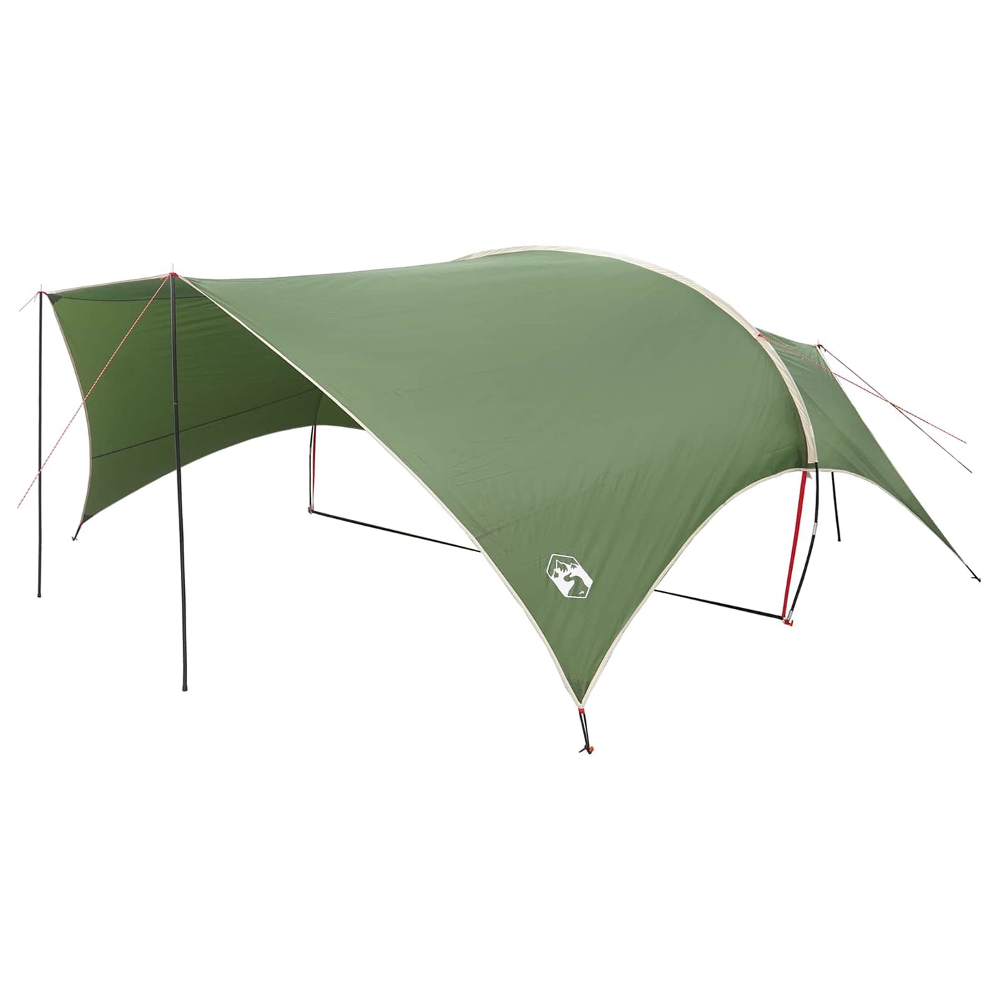 Camping Tarp Water-resistant Green 690 x 580 x 255 cm
