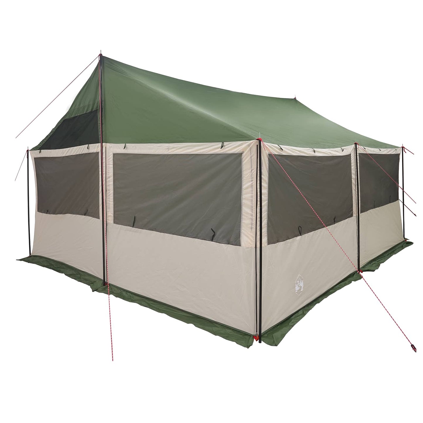 Family Tent Green 450 x 400 x 265 cm Polyester and Steel