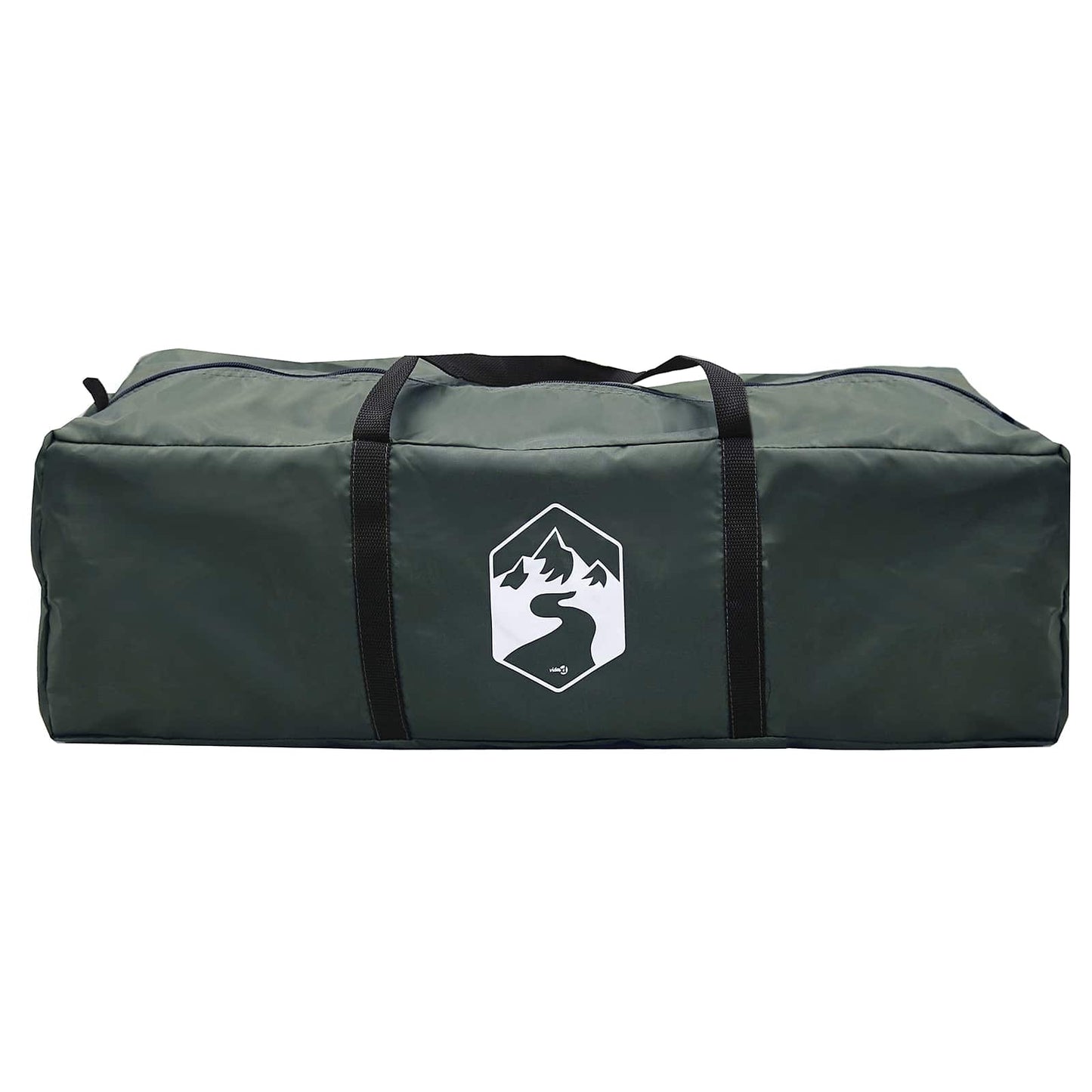 Family Tent Army green 450 x 400 x 265 cm Polyester and Steel